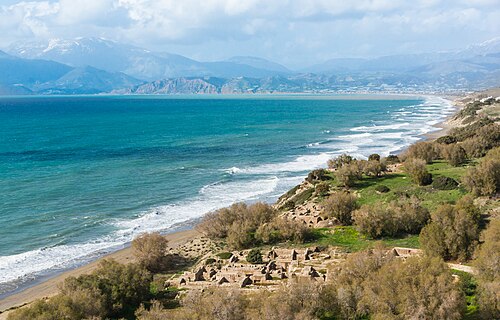 shoreline panorama of Crete