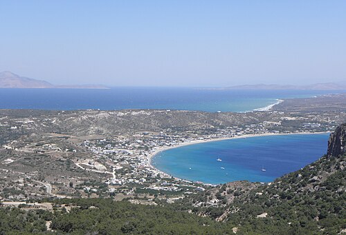 panorama of a bay on Kos