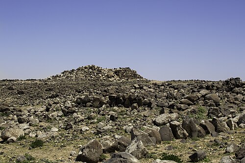 ruins at Khirbet al Balua