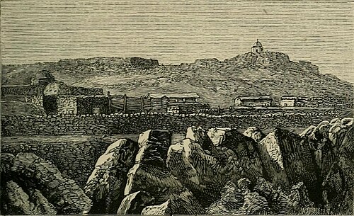 historical cityscape illustration of Al Shaykh Saad