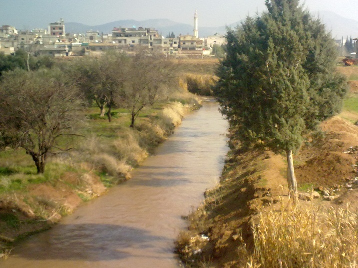 panorama of the Awaj River