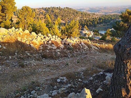 panorama of hills in the region south of Hebron