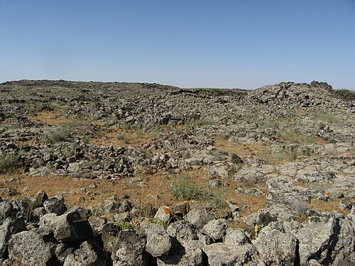 panorama of stones in Lajat