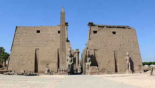 ruins at Thebes