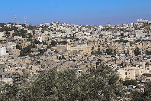 cityscape of Hebron in the Valley of Hebron
