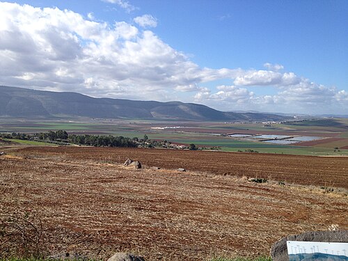 panorama of the Jezreel Valley