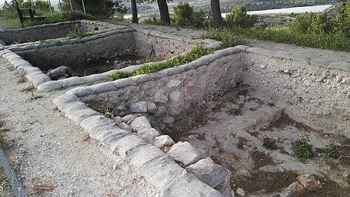 ruins at Tel Azekah